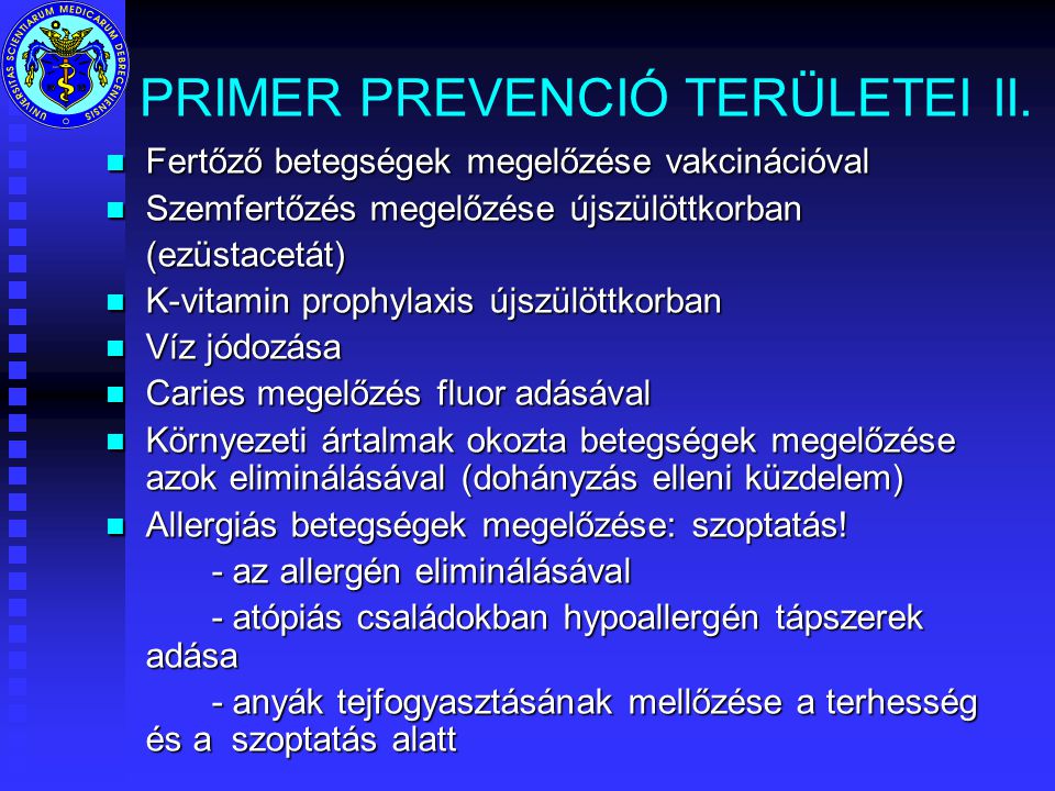 PRIMER PREVENCIÓ TERÜLETEI II.