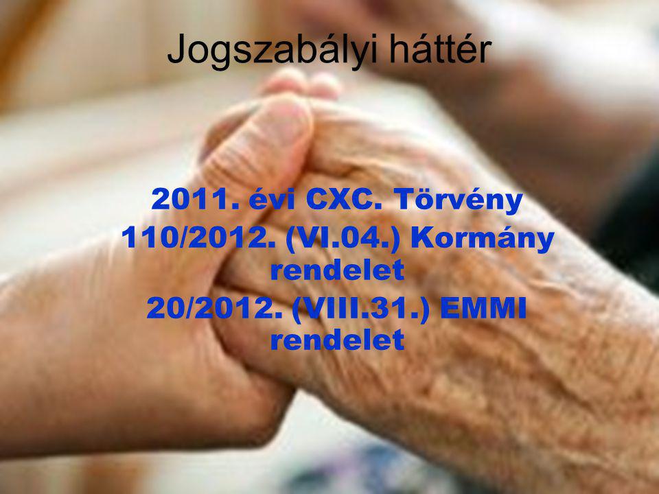 110/2012. (VI.04.) Kormány rendelet