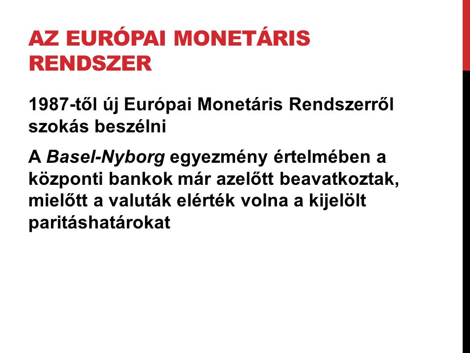 Az Európai Monetáris Rendszer