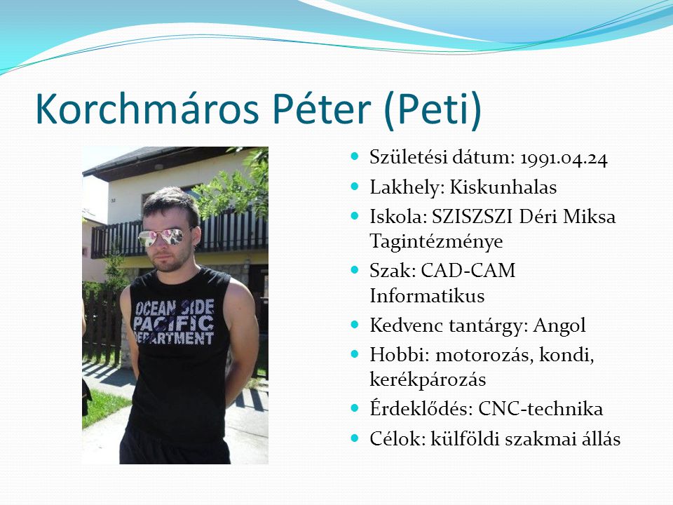 Korchmáros Péter (Peti)