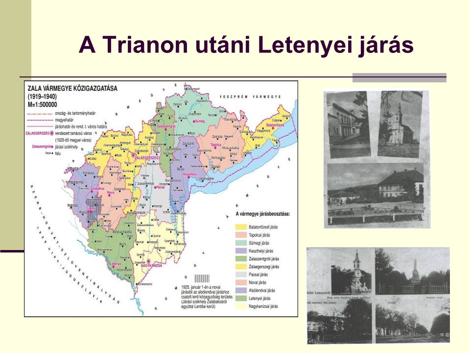 A Trianon utáni Letenyei járás