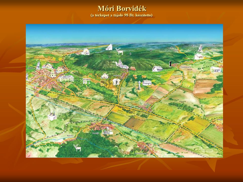 Móri Borvidék (a térképet a tájoló 98 Bt. készítette)