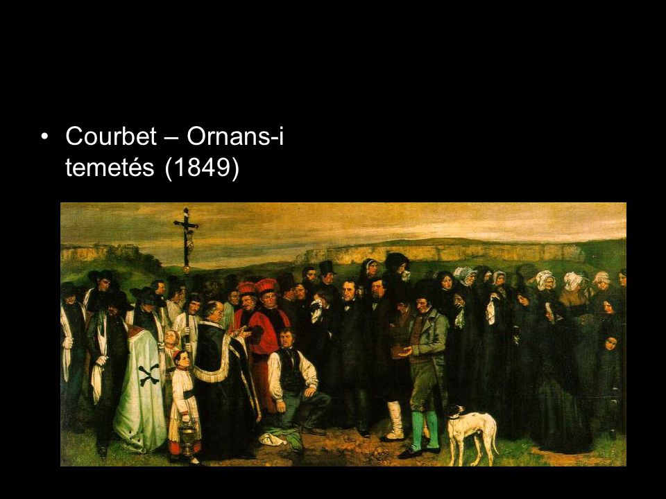 Courbet – Ornans-i temetés (1849)
