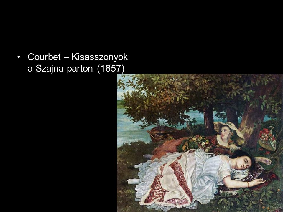 Courbet – Kisasszonyok a Szajna-parton (1857)