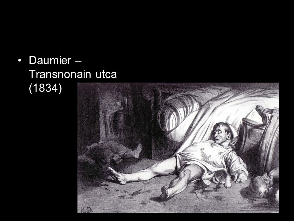 Daumier – Transnonain utca (1834)