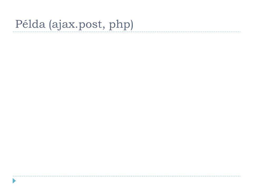 Példa (ajax.post, php)