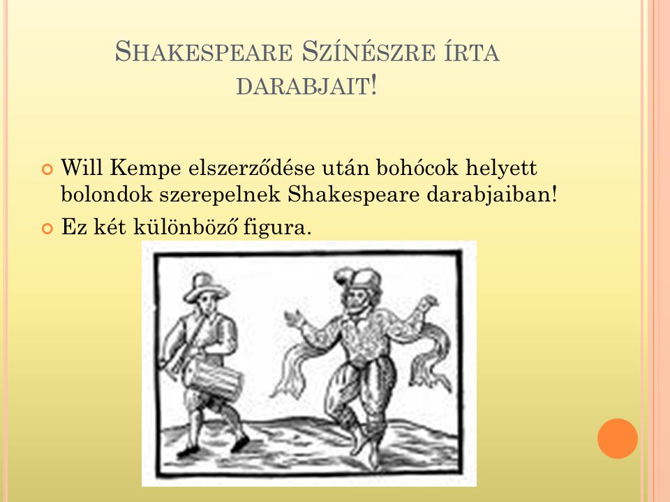 Shakespeare Színészre írta darabjait!