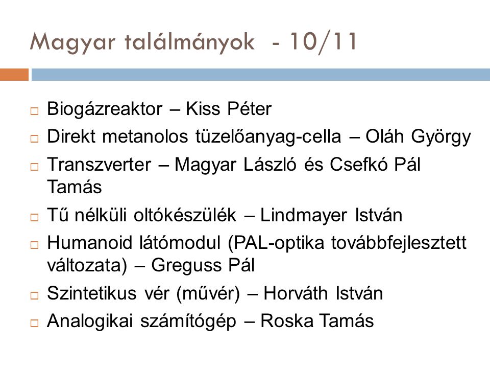 Magyar találmányok - 10/11 Biogázreaktor – Kiss Péter