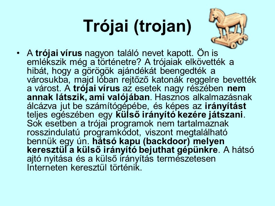 Trójai (trojan)