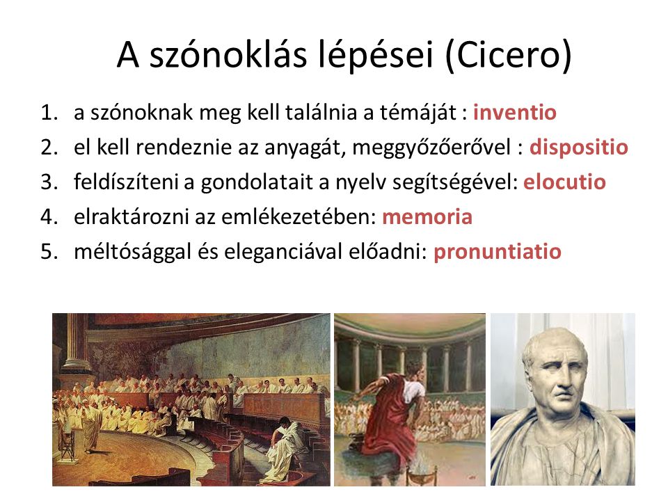 A szónoklás lépései (Cicero)