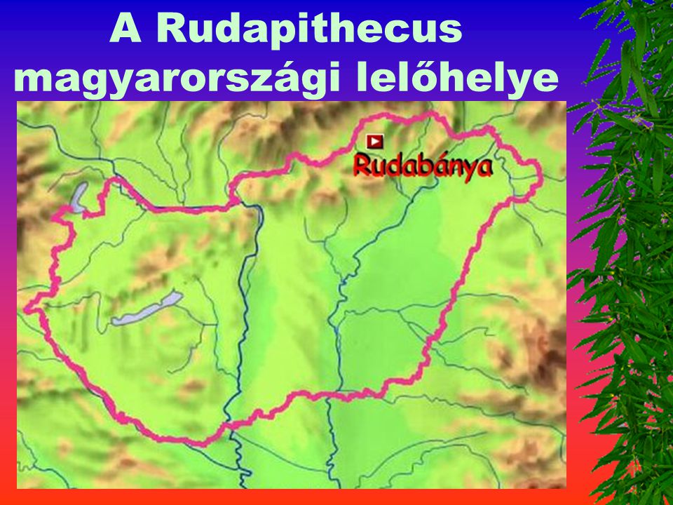 A Rudapithecus magyarországi lelőhelye