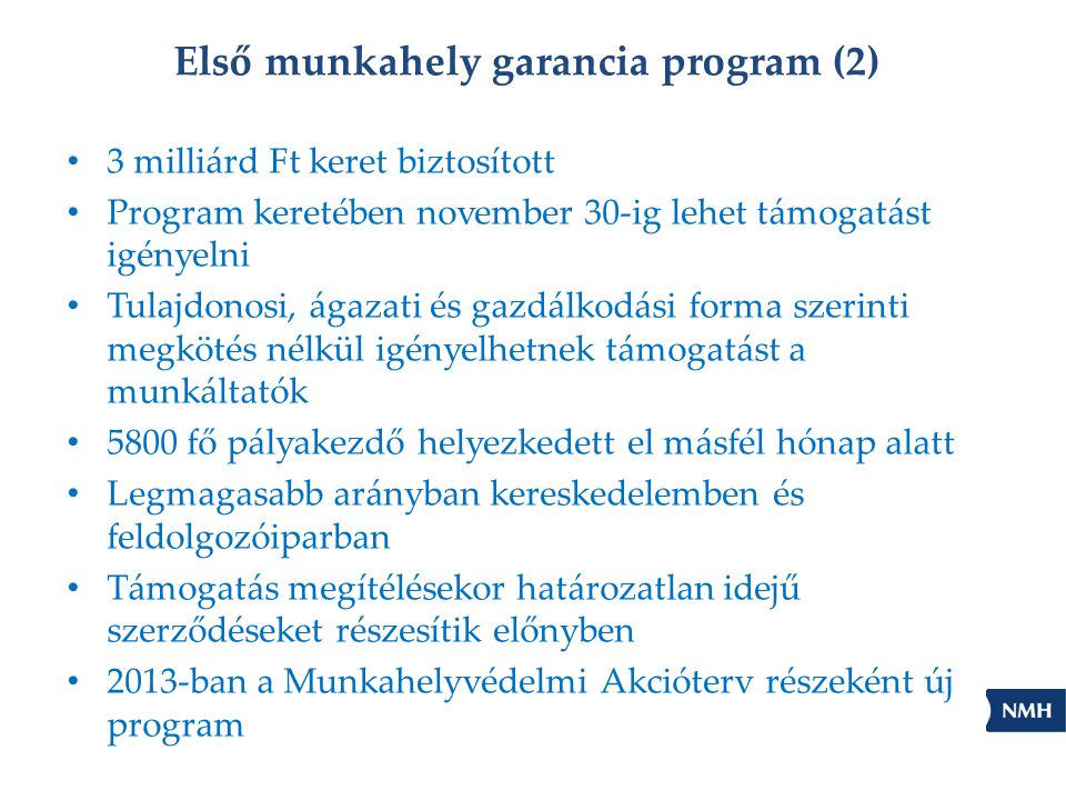 Első munkahely garancia program (2)