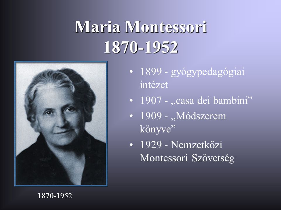 Maria Montessori gyógypedagógiai intézet