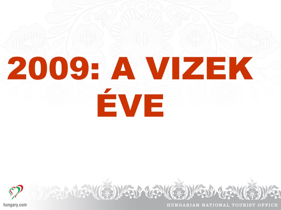 2009: A VIZEK ÉVE