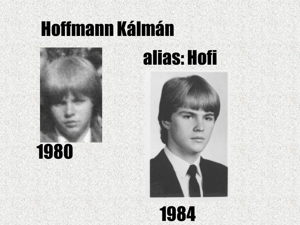 Hoffmann Kálmán alias: Hofi