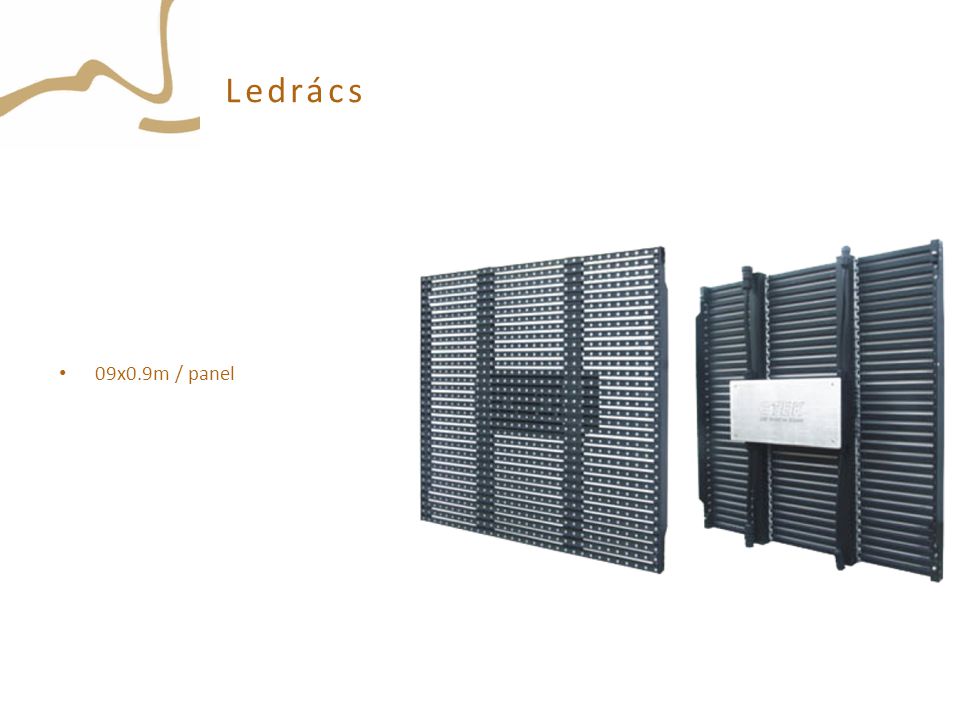 Ledrács 09x0.9m / panel