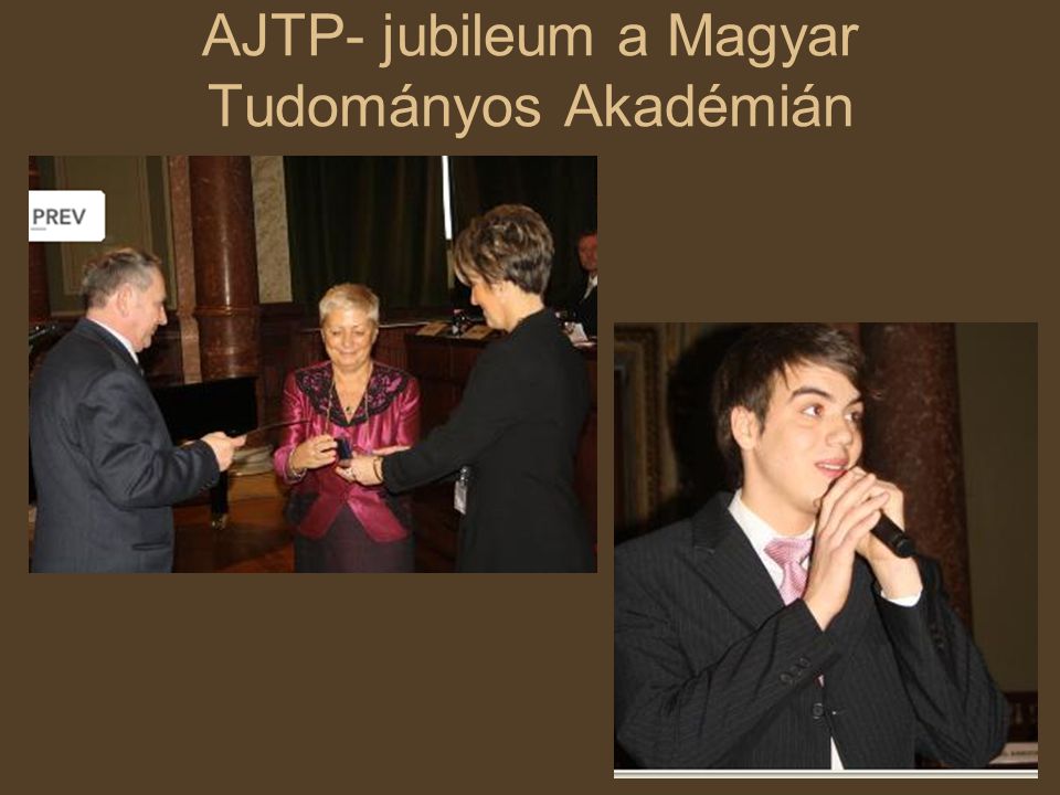 AJTP- jubileum a Magyar Tudományos Akadémián
