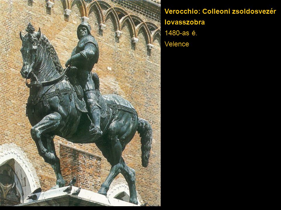 Verocchio: Colleoni zsoldosvezér