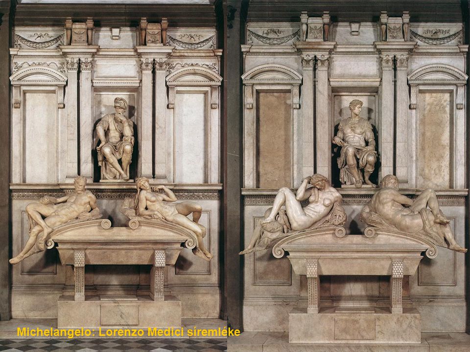 Michelangelo: Lorenzo Medici síremléke