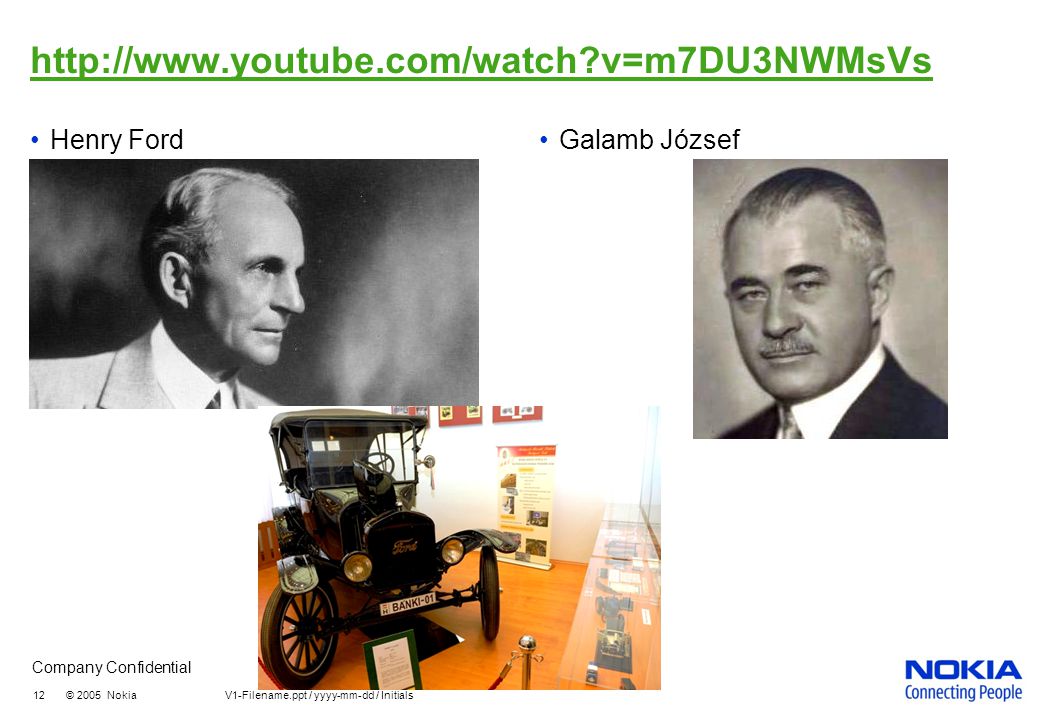 v=m7DU3NWMsVs Henry Ford Galamb József