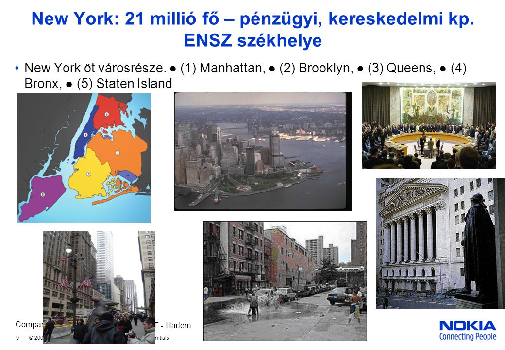 New York: 21 millió fő – pénzügyi, kereskedelmi kp. ENSZ székhelye