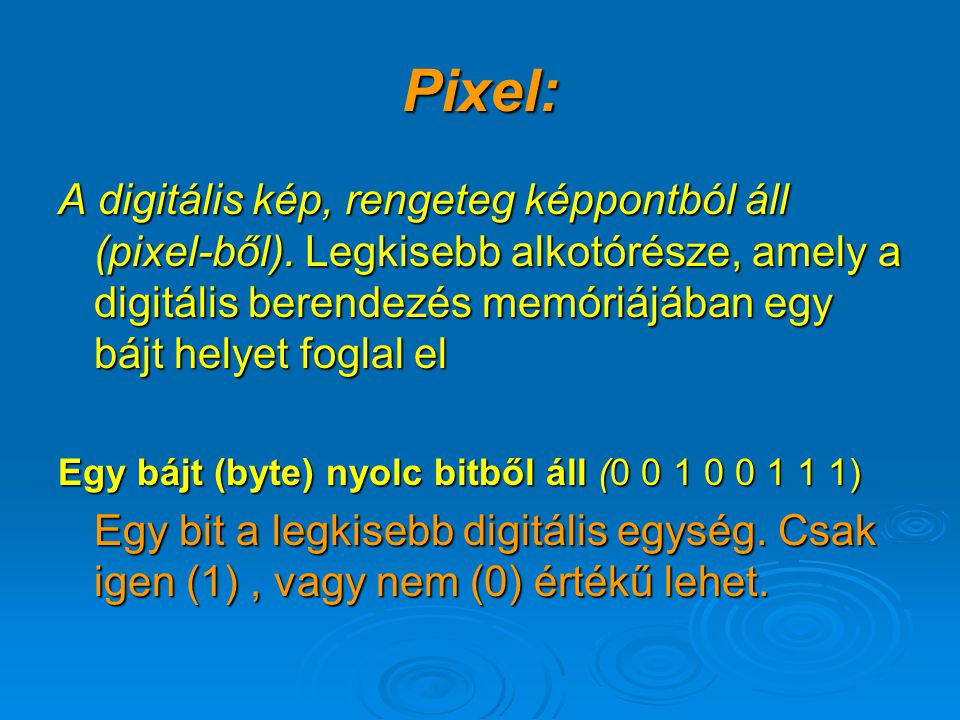 Pixel:
