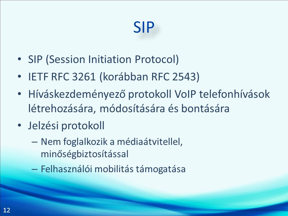 SIP SIP (Session Initiation Protocol)