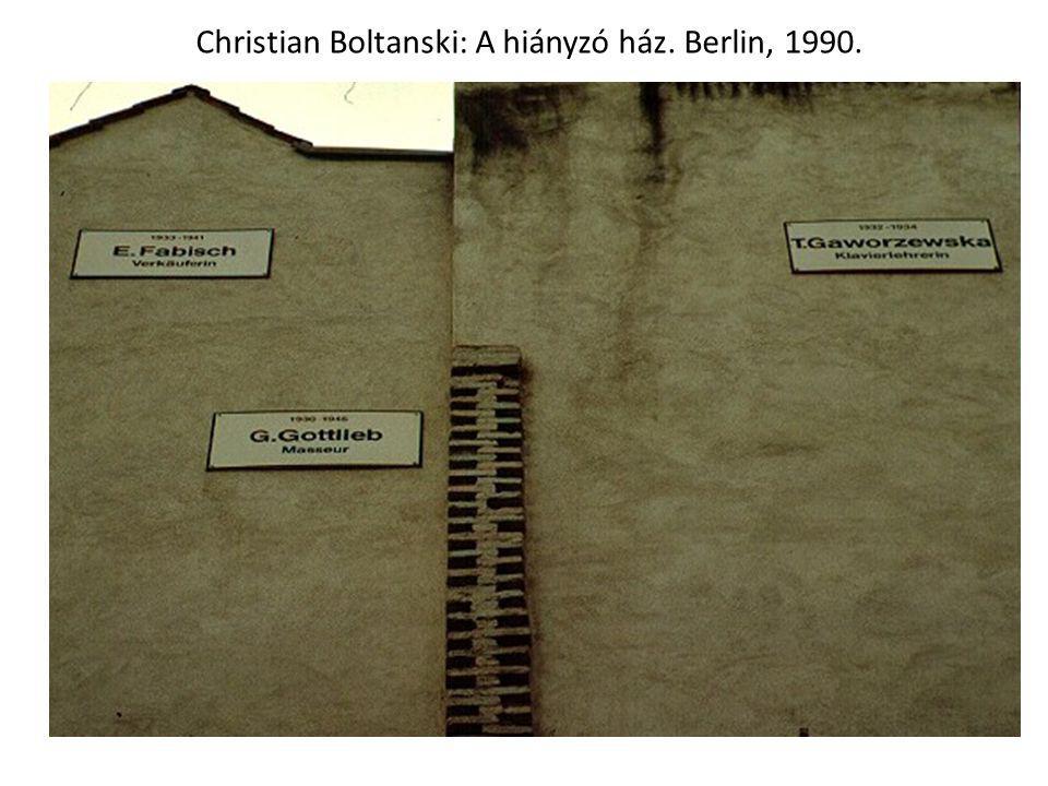 Christian Boltanski: A hiányzó ház. Berlin, 1990.