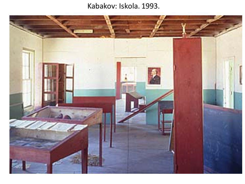 Kabakov: Iskola