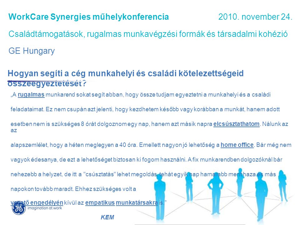 WorkCare Synergies műhelykonferencia november 24