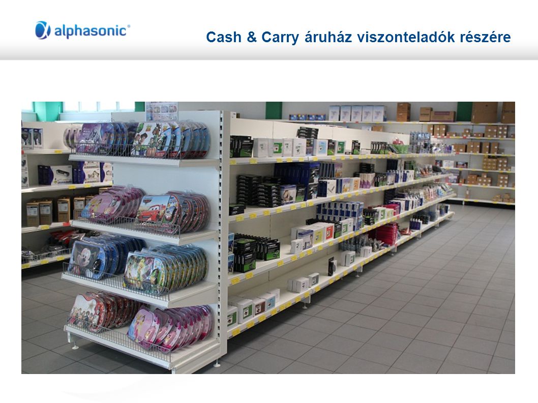 Cash & Carry áruház viszonteladók részére