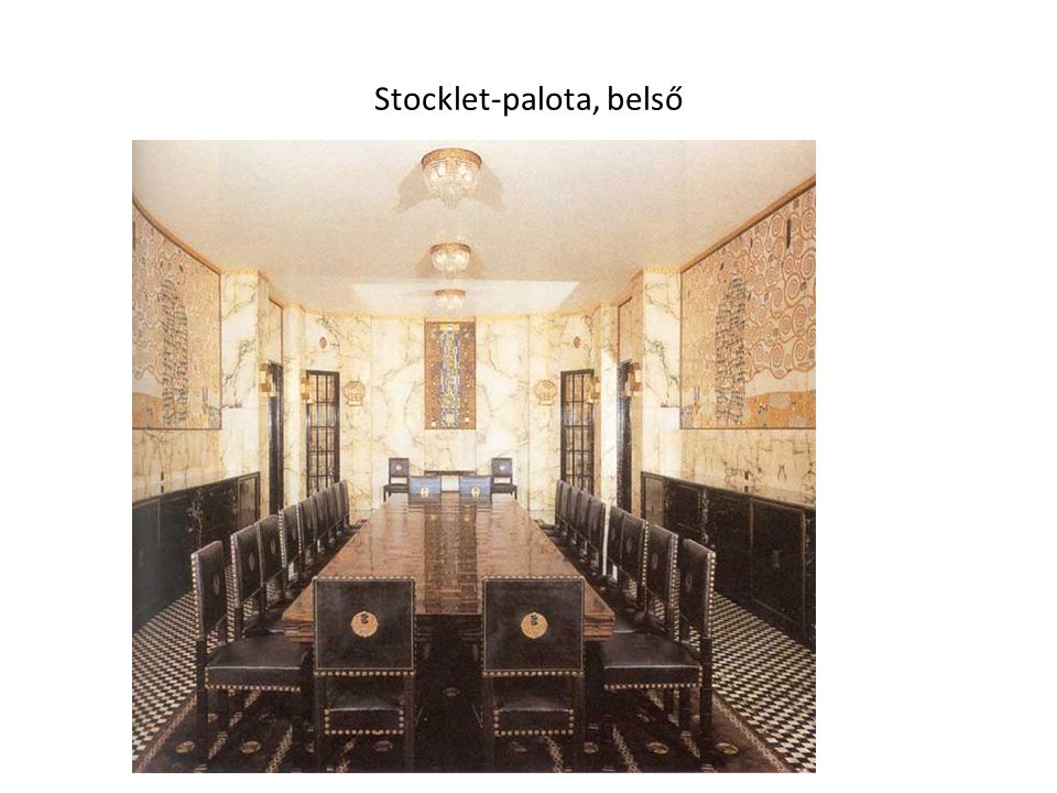 Stocklet-palota, belső