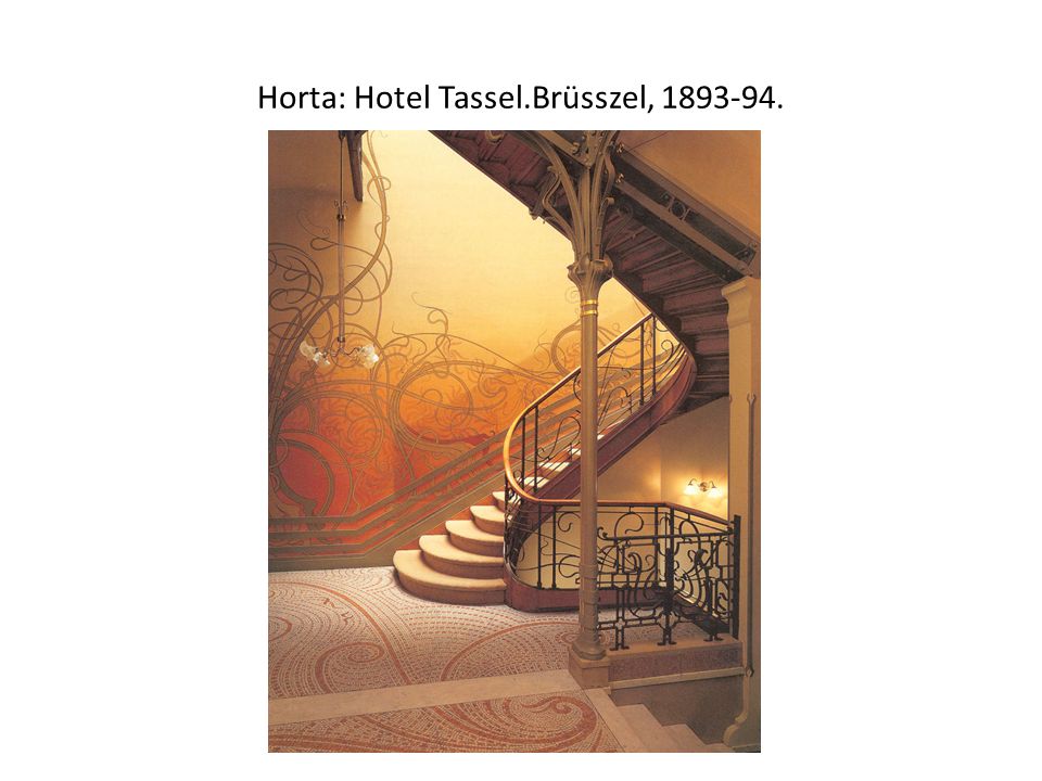 Horta: Hotel Tassel.Brüsszel,