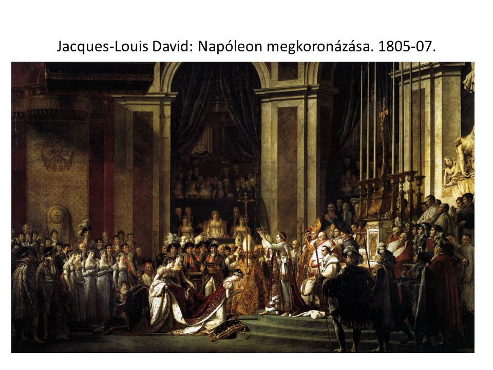 Jacques-Louis David: Napóleon megkoronázása