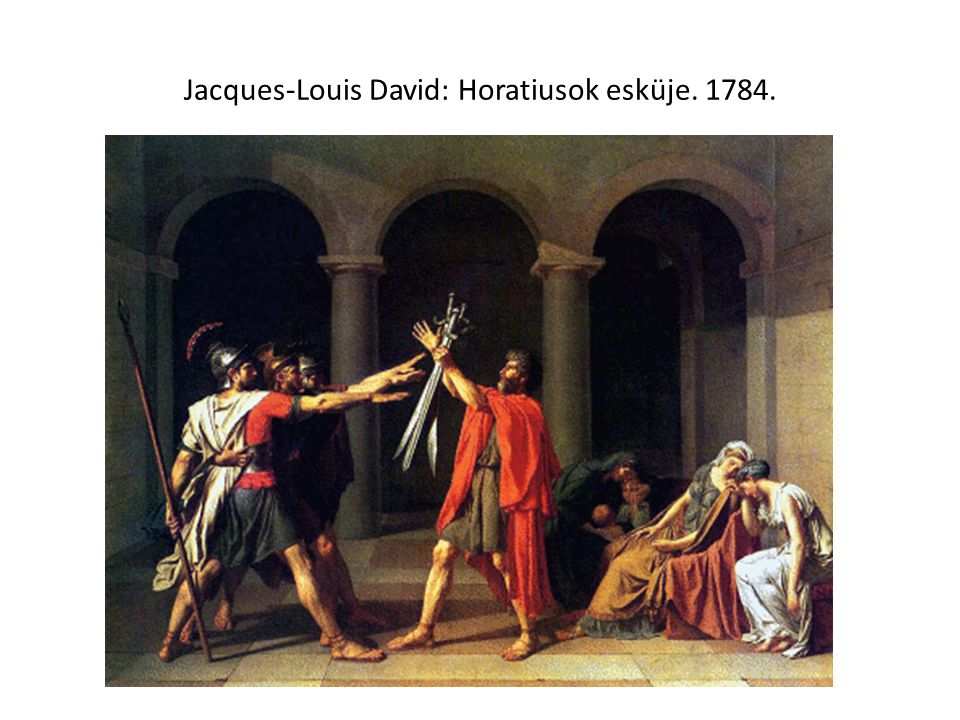 Jacques-Louis David: Horatiusok esküje