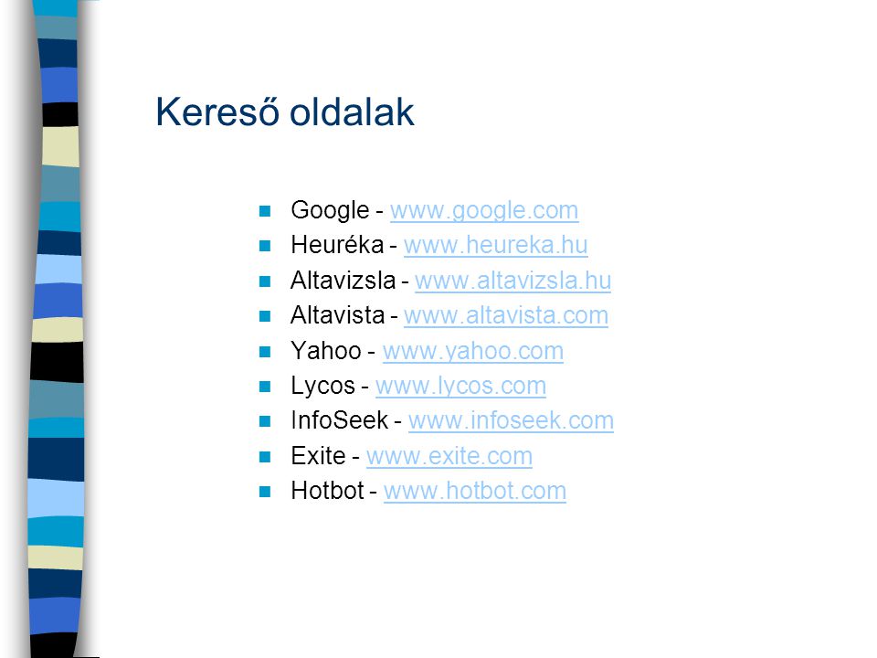 Kereső oldalak Google -   Heuréka -
