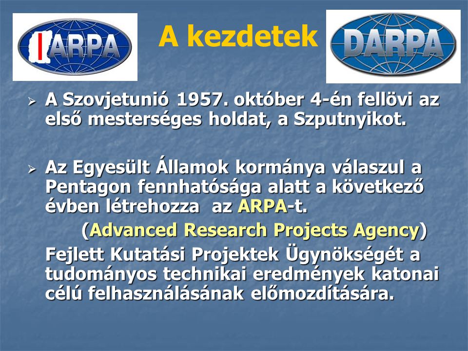 (Advanced Research Projects Agency)