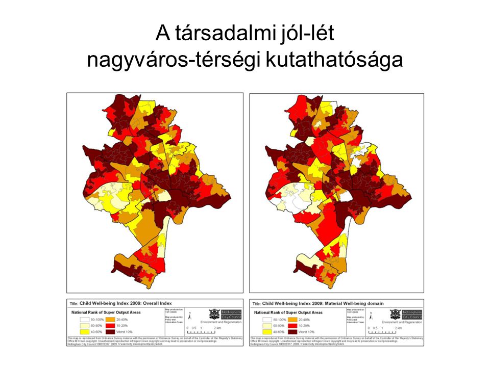 A társadalmi jól-lét nagyváros-térségi kutathatósága