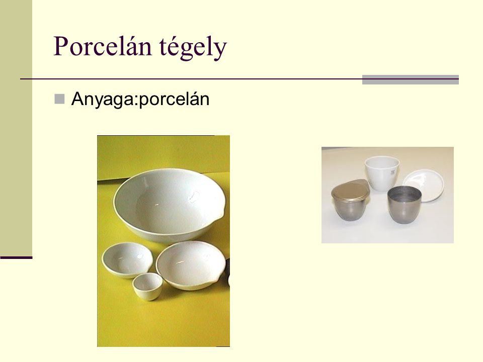 Porcelán tégely Anyaga:porcelán