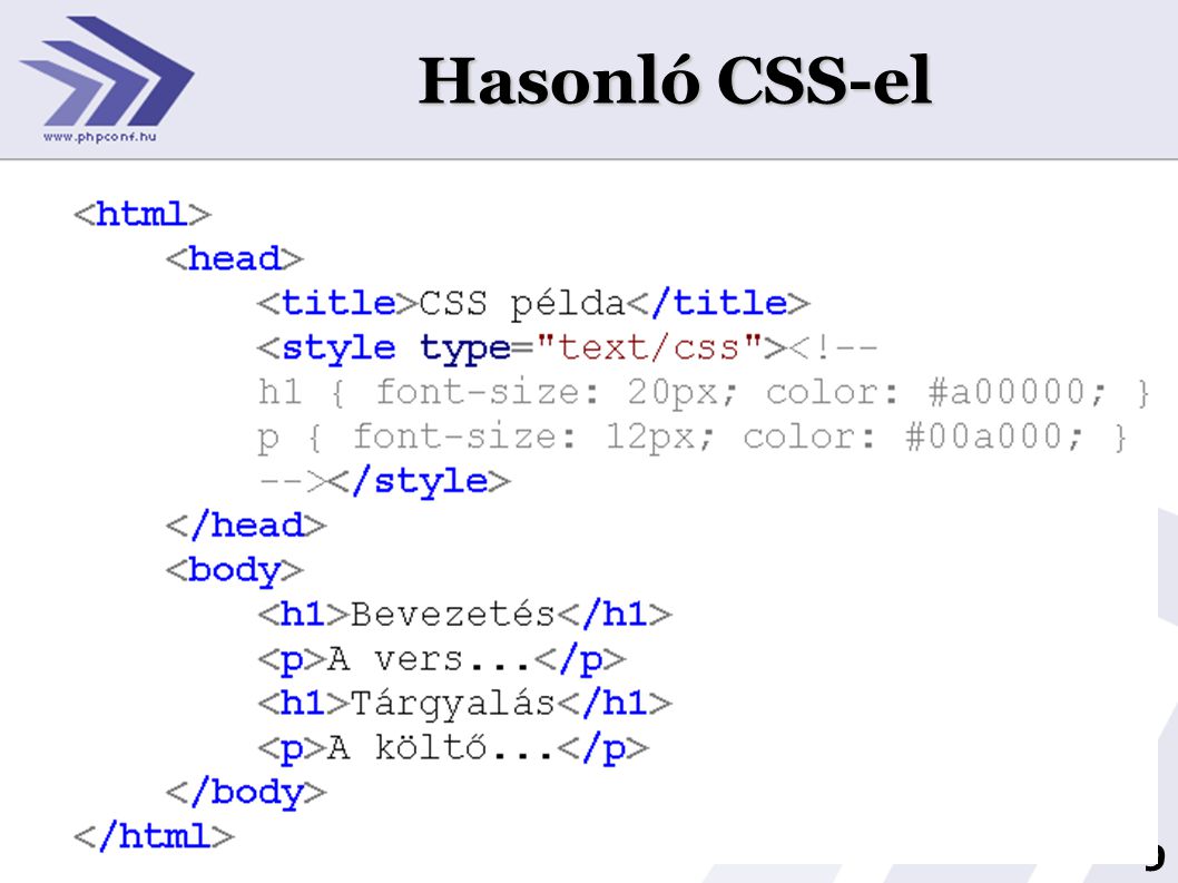 Hasonló CSS-el