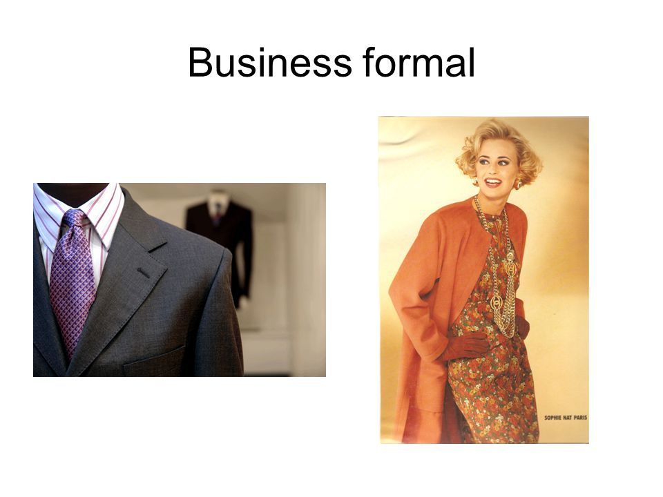 Business formal