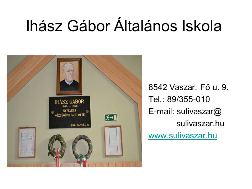Ihász Gábor Általános Iskola