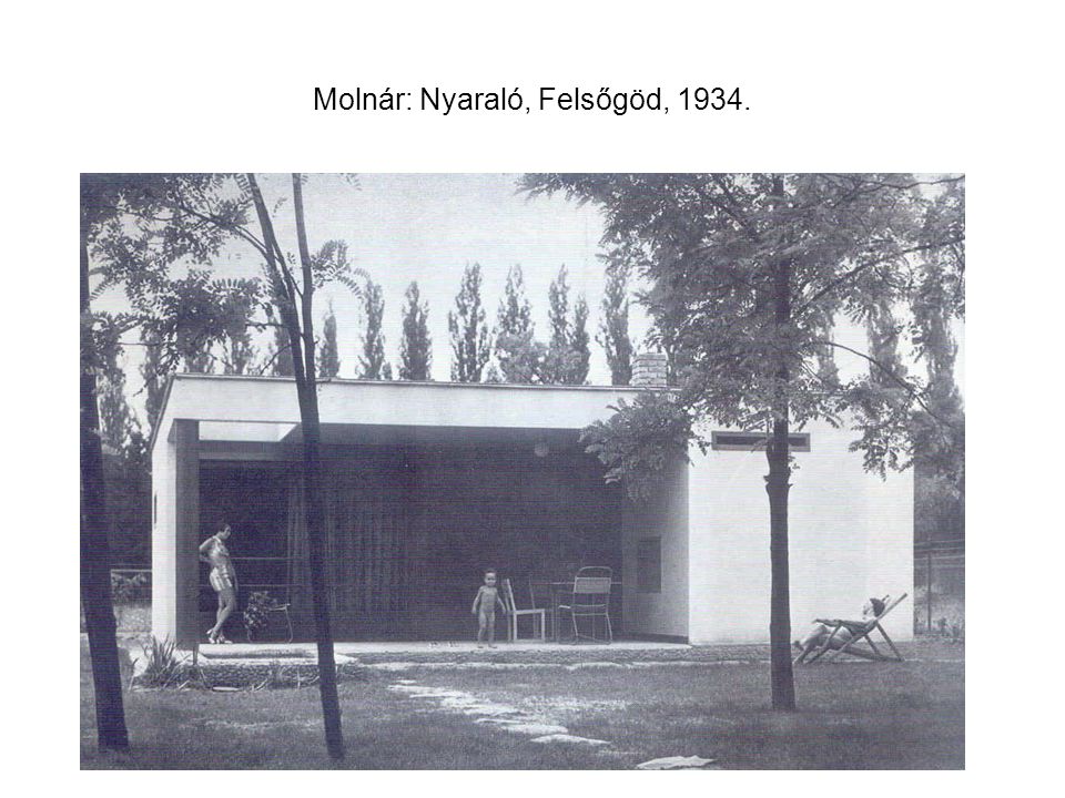 Molnár: Nyaraló, Felsőgöd, 1934.