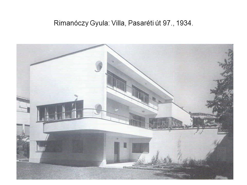 Rimanóczy Gyula: Villa, Pasaréti út 97., 1934.