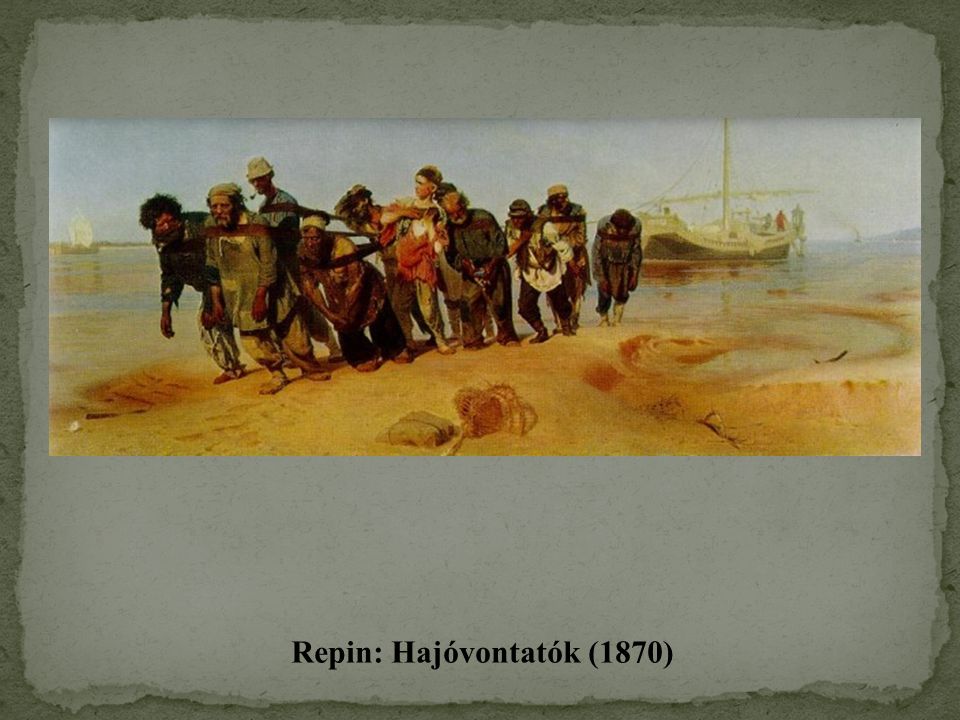 Repin: Hajóvontatók (1870)
