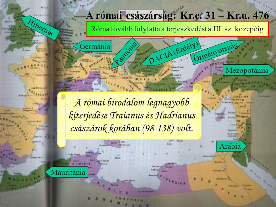 A római császárság: Kr.e. 31 – Kr.u. 476