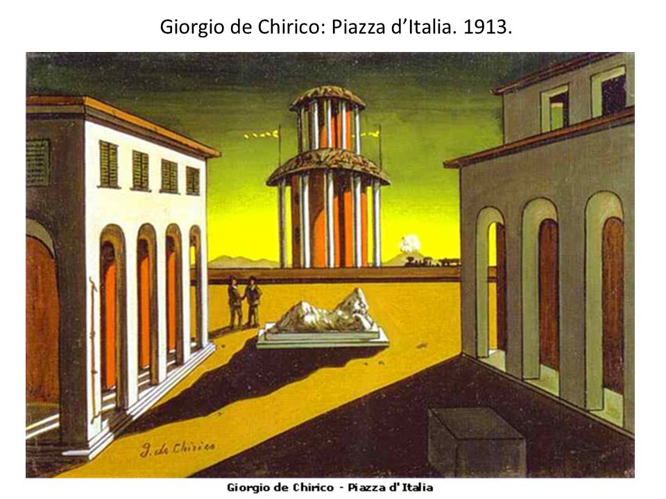 Giorgio de Chirico: Piazza d’Italia
