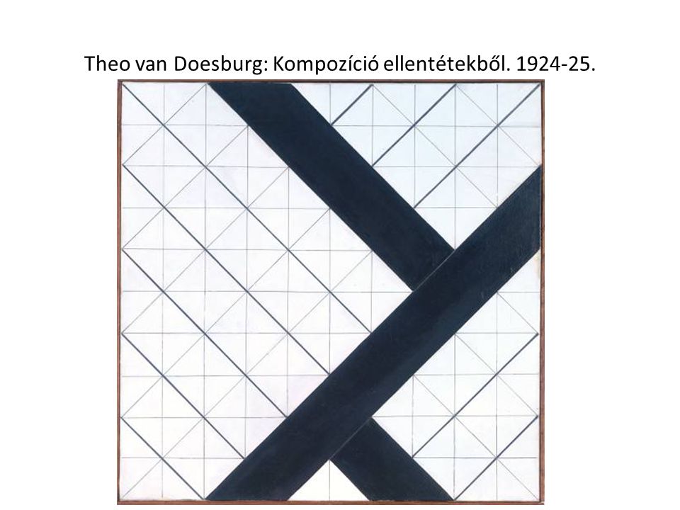 Theo van Doesburg: Kompozíció ellentétekből