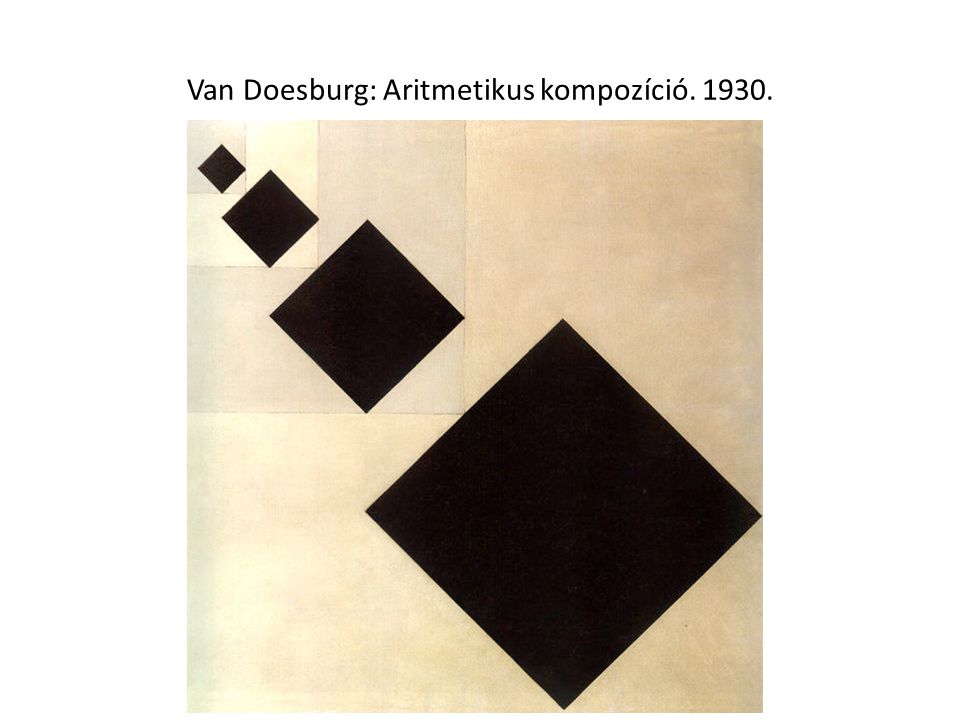 Van Doesburg: Aritmetikus kompozíció