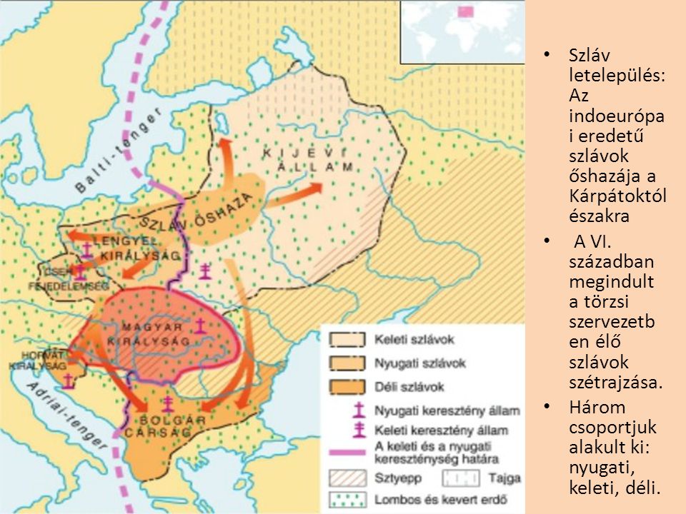 Szláv letelepülés: Az indoeurópai eredetű szlávok őshazája a Kárpátoktól északra